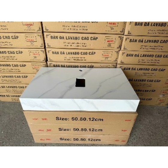 bàn đá hộp trắng cx
