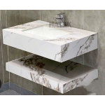 Bàn đá 2 tầng vân nâu