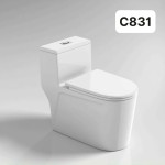 Bồn cầu bệt lùn 4 xoáy