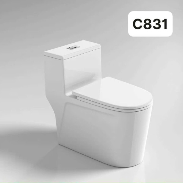 Bồn cầu bệt lùn 4 xoáy