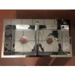 chậu rửa 2 hố inox bóng