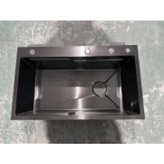 chậu rửa bát nano đen