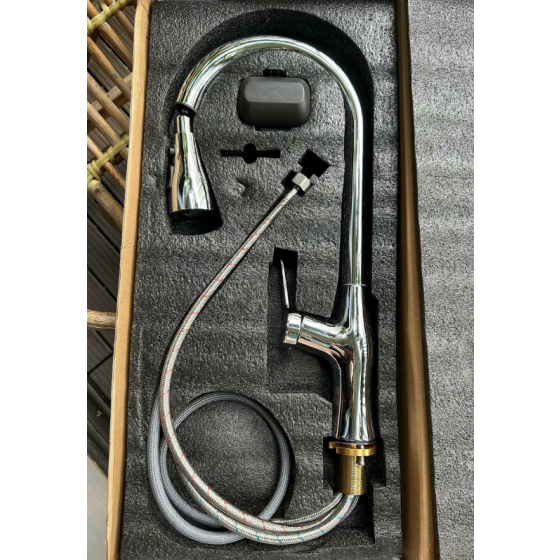 vòi rửa bát mạ crom/titan loại 1