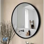 gương tròn viền nhôm