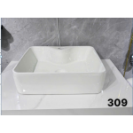 lavabo vuông trắng