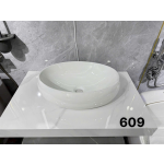 lavabo tròn trắng 609