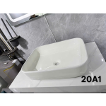 lavabo vuông trắng 20A1