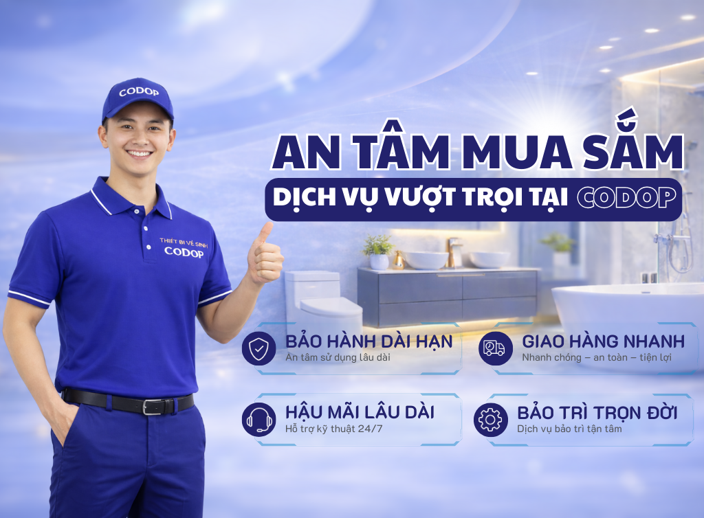 An tâm mua sắm tại CODOP